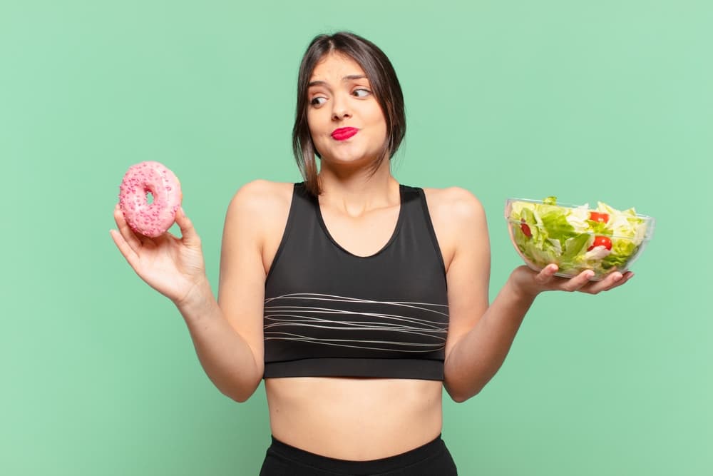 Woman Choosing Diet