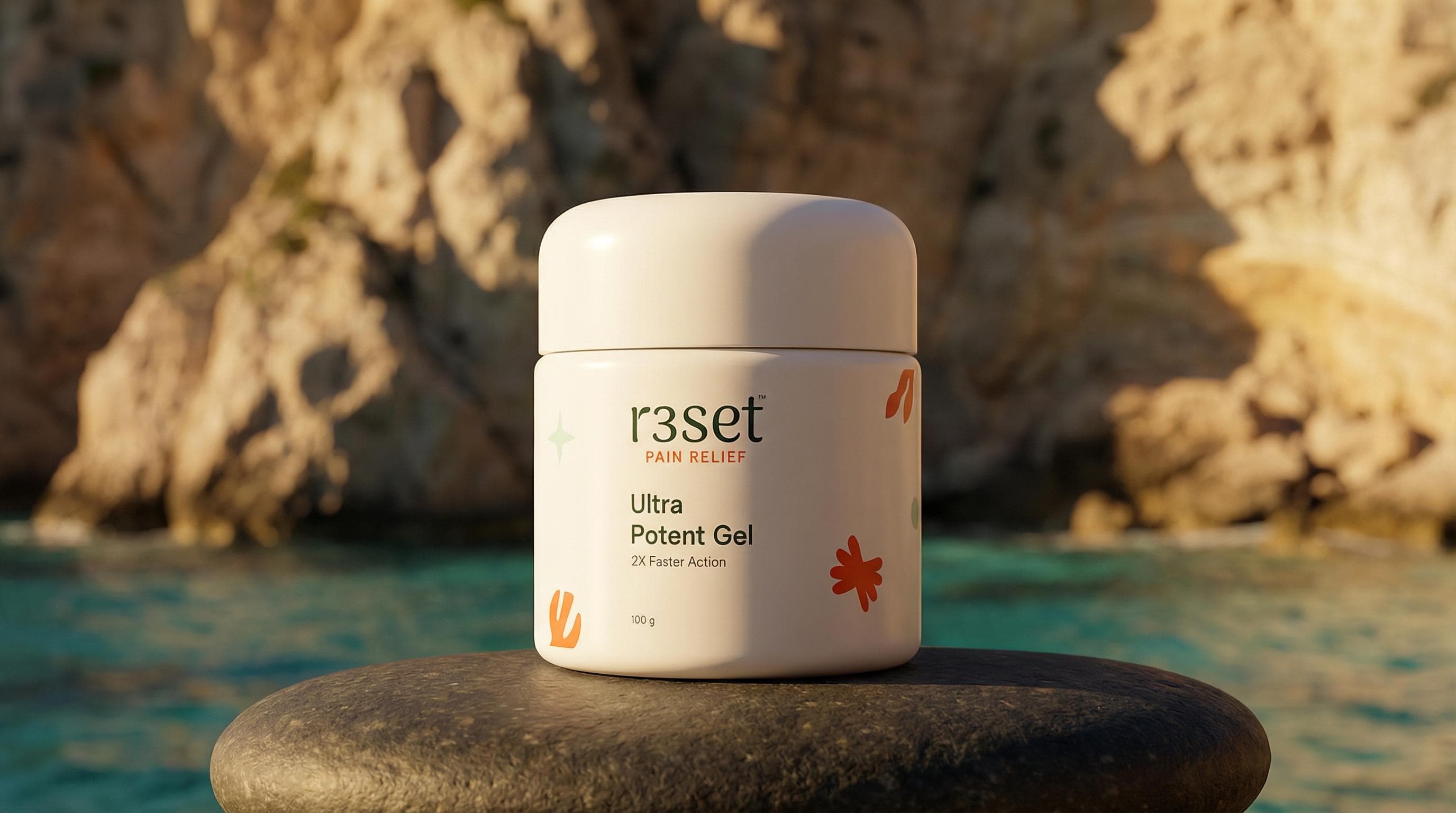 Reset ultra potent gel for pain relief