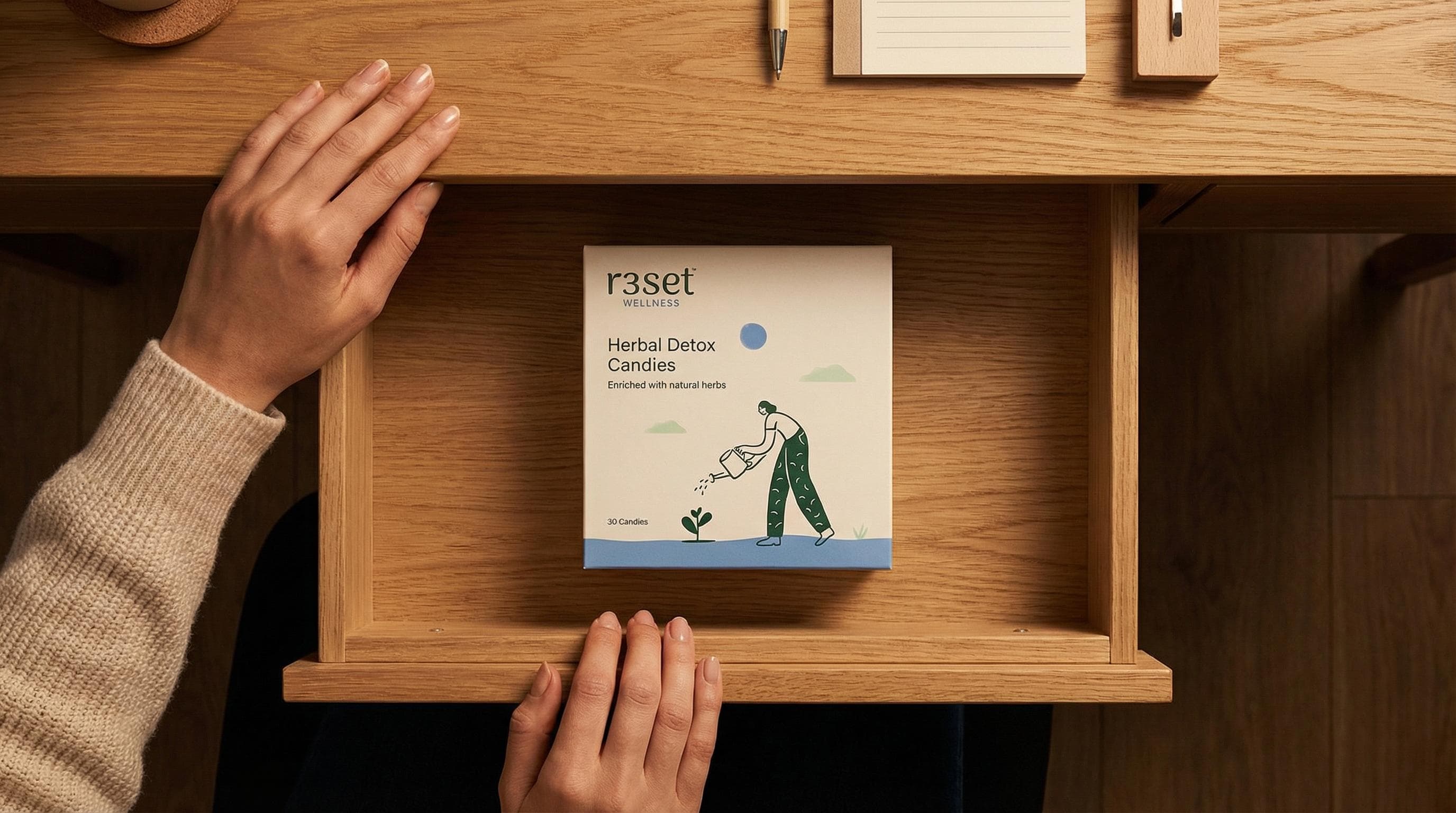 Reset detox candy for liver detox support