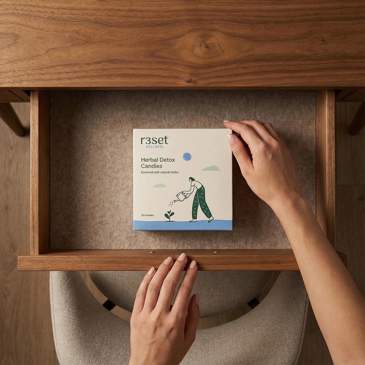 Reset detox candy for liver detox support