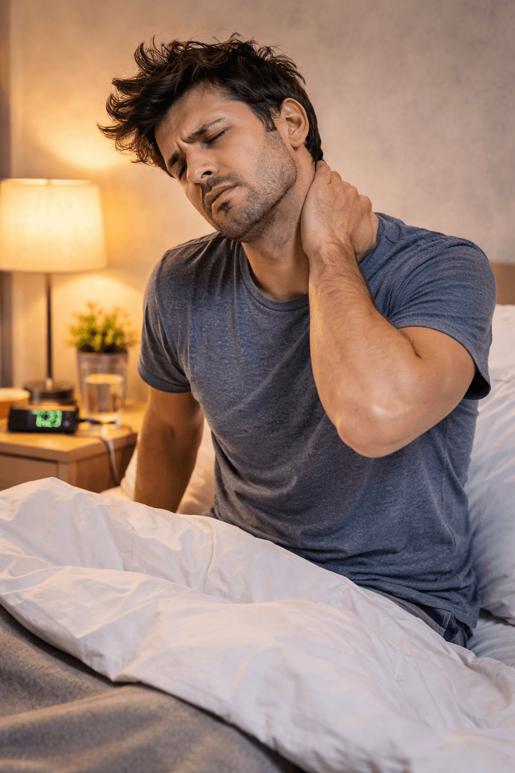 Neck pain after waking up