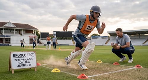 bronco test cricket