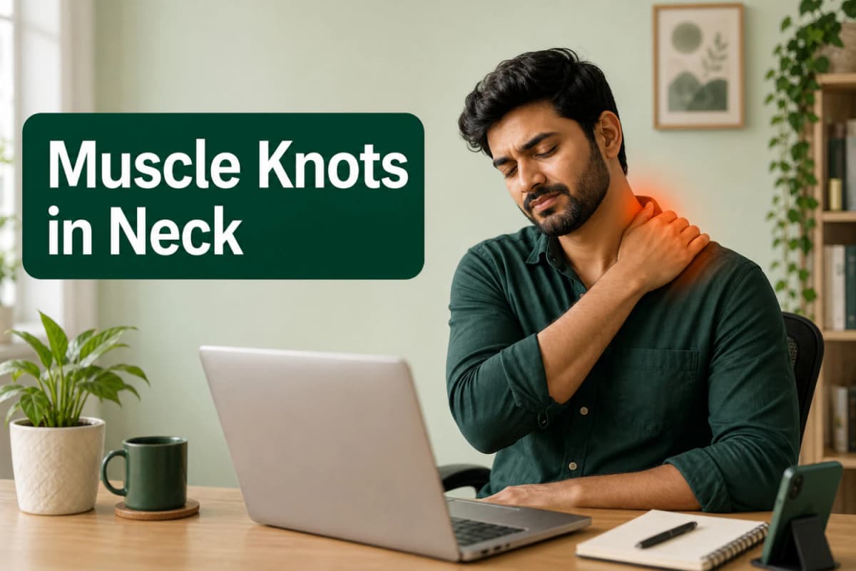 Muscle knots in neck